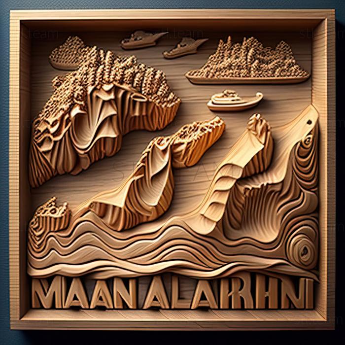 3D модель Мариехамн Аландские острова (STL)